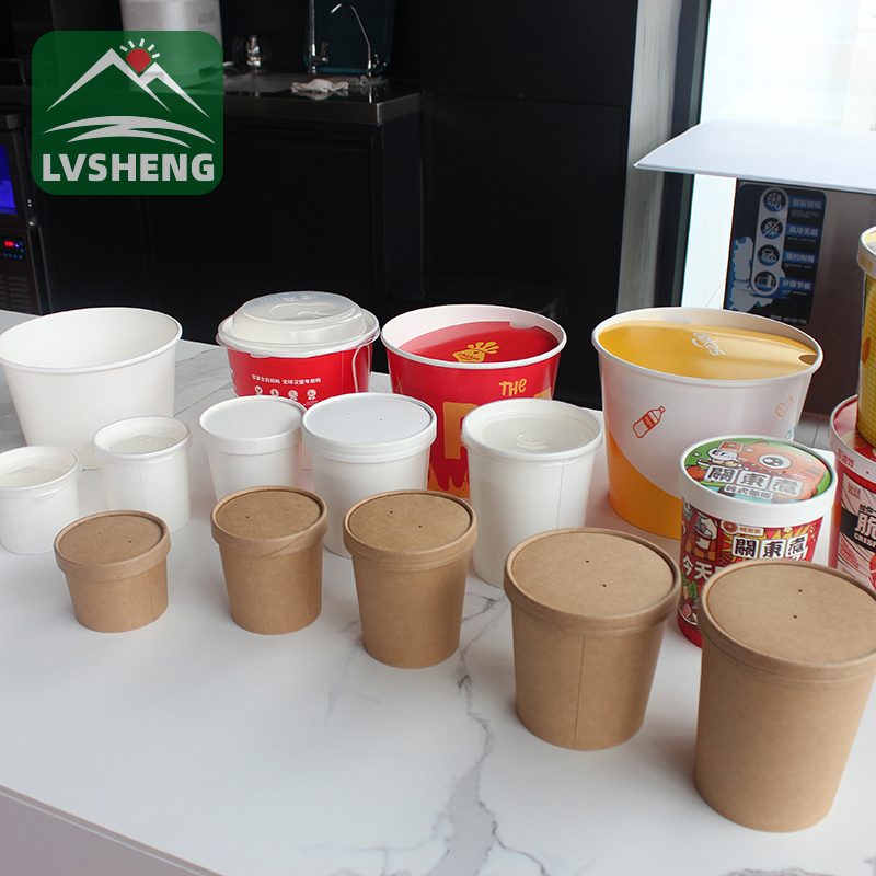 The market of paper cups paper bowls and paper lunch boxes