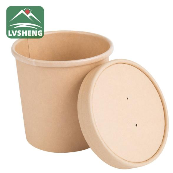 Recyclable fibre-based material for foodservice Paper Bowls And Paper Lids